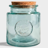 Authentic Jar Recycled Glass with Cork - 50 Oz