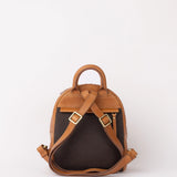 Ivy Mini Backpack || Wild Oak Soft Grain Leather