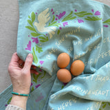 Hymn Tea Towel || Come Thou Font