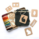 8"x8" Woodland Banner Felting Kit 