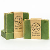 Rosemary Spirit Mint - All Natural Hand Made Vegetable Based Soap - 4oz