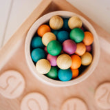 Wooden Balls || Set of 50