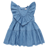 Girls Raphaela Dress || Chambray