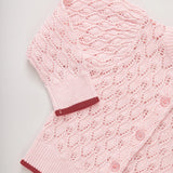 Girls Constance Sweater || Light Pink