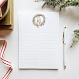 Christmas Checklist Notepad || Bell Wreath