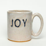 'Joy' Handmade in Ohio Ceramic Stoneware Ivory 12oz Mug