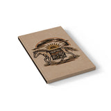 Kraft Layflat Notebook || Raycodesign Western Horse