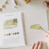 Watercolor Workbook || Farm
