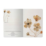 Notebook || Blush & Golden Flowers 