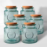 Authentic Jar Recycled Glass with Cork - 50 Oz