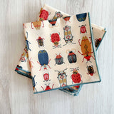 Cocktail Napkin Set || Beetles