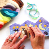 Personalizable Wool Crown Felting Kit