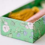 Ivory & Gold Heirloom Scissors with Case || Petunia Pink