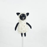 Felt Finger Puppet || Natural Sheep