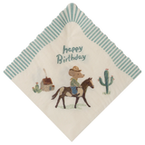 Happy Birthday Napkin || Cowboy