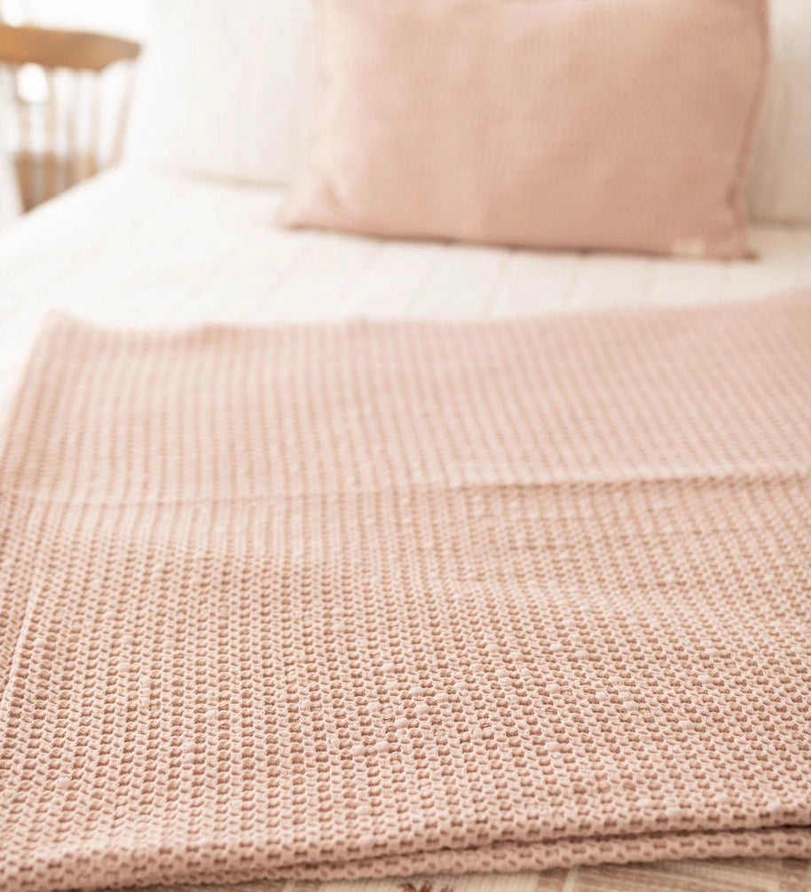 Cozy Waffle Blanket || Twin