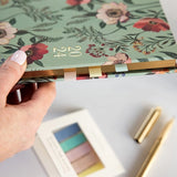 2024 Petite Linen Bound Planner || Wildflower