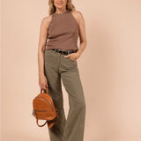 Ivy Mini Backpack || Wild Oak Soft Grain Leather