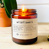Wildflowers Beeswax Candle