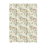 Wrapping Paper Sheet || Greens & Flowers