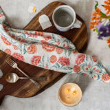 Organic Linen Tea Towel || Rosette