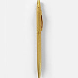 Gold Ballpoint Pen || Basket Weave