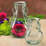 Small French Country Glass Vase - 6 1/4"