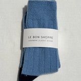 Classic Cashmere Socks || Bluebell