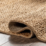 Arlean Handmade Farmhouse Area Rug ||  Jute