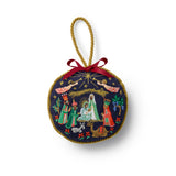Embroidered Ornament || Nativity