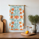 Organic Linen Tea Towel || Marigold