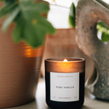 The Luxe Beeswax Essential Oil Natural Candle Collection: Vanilla Mint