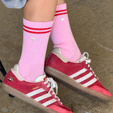 Boyfriend Socks || Amour Pink Heart
