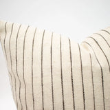 Charu Indian Wool Pillow Covers || Ivory & Dark Brown