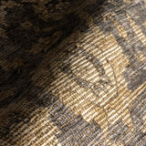 Marigold Vintage Tasseled Area Rug || Dark Brown, 4'x6'