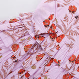 Girls Fleur Dress || Lavender Poppy