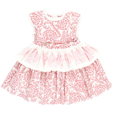 Girls Hallie Dress || Blooming Hearts