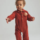 Baby Wide Wale Organic Cotton Corduroy Jumpsuit