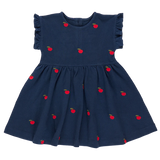 Girls Adaline Ruffle Dress || Apples