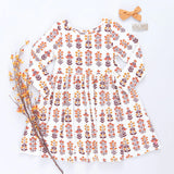 Girls Organic Steph Dress || Fall Field Floral