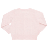 Girls Maude Rabbit Sweater || Light Pink