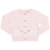 Girls Maude Rabbit Sweater || Light Pink