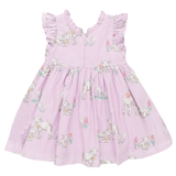 Girls Leila Dress || Lavender Lambs