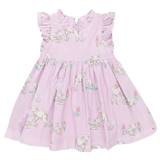 Girls Leila Dress || Lavender Lambs