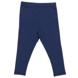 Girls Organic Legging || Navy