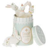 Easter Bunny Ornaments || 5 Piece