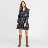 Women's Kalani Dress || Navy Field Floral