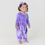 Baby Girls Velour Steph Jumper || Lavender