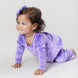 Baby Girls Velour Steph Jumper || Lavender