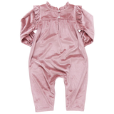 Baby Girls Velour Kalani Jumper || Mauve